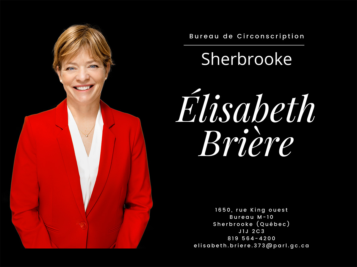 Élisabeth Brière - Députée fédérale de Sherbrooke