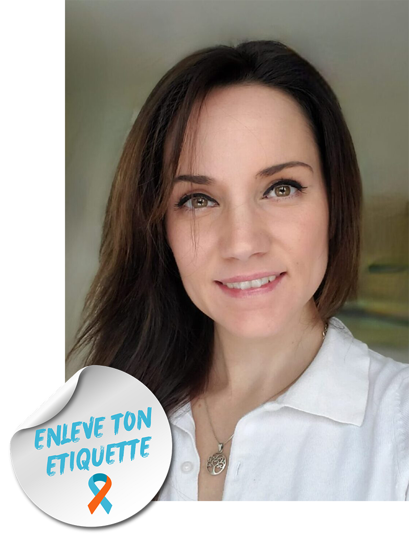 ambassadrice-enleve-ton-etiquette Alexandra Goulet, directrice générale de la Fondation du Centre jeunesse de l'Estrie