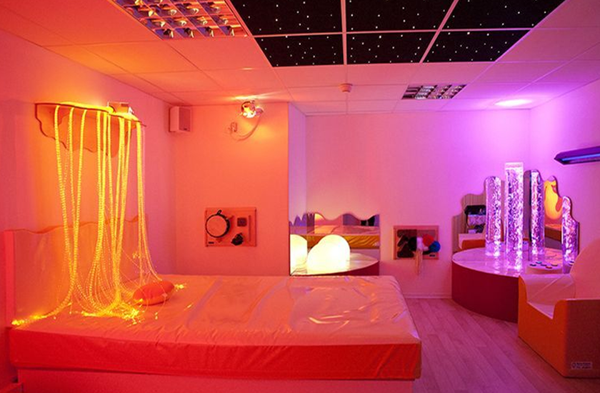 Salle d’apaisement Snozelen de Val-du-Lac Salle d'apaisement Snozelen de Val-du-Lac