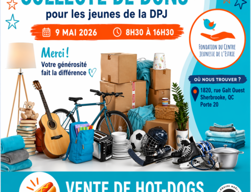 Collecte de dons le 9 mai pour soutenir les jeunes de la DPJ